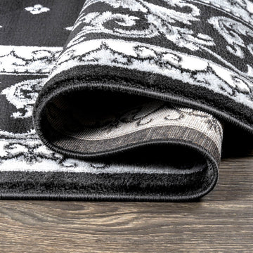 Acanthus French Border Area Rug